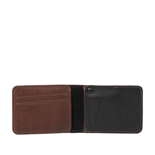 Handcrafted Leather AirTag Billfold Wallet – Fits US Dollar Bills, 7 Cards