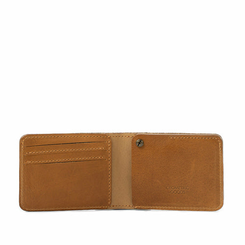 Handcrafted Leather AirTag Billfold Wallet – Fits US Dollar Bills, 7 Cards