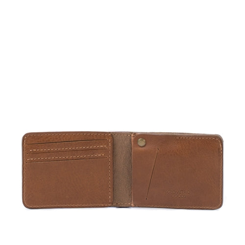 Handcrafted Leather AirTag Billfold Wallet – Fits US Dollar Bills, 7 Cards