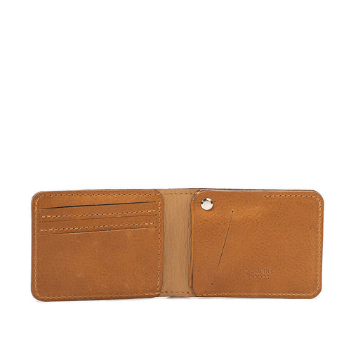 Handcrafted Leather AirTag Billfold Wallet – Fits US Dollar Bills, 7 Cards