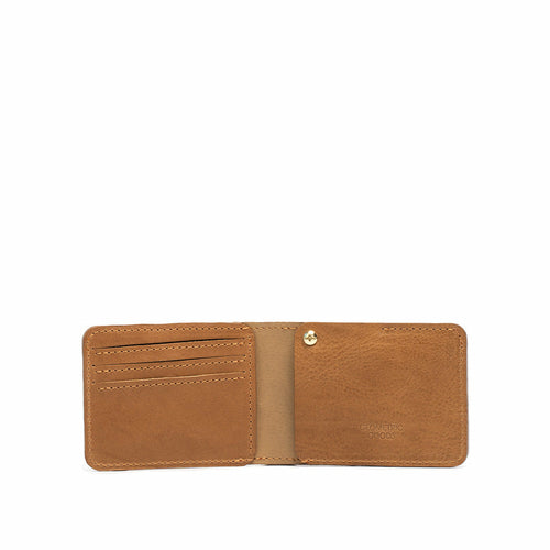 Handcrafted Leather AirTag Billfold Wallet – Fits US Dollar Bills, 7 Cards