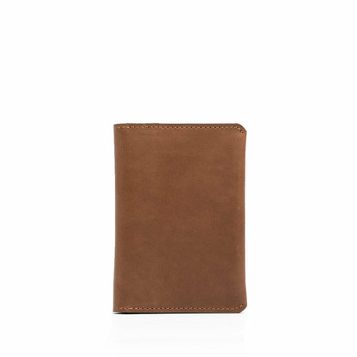 Leather AirTag Travel Wallet – Passport Holder with Hidden Tracker Slot